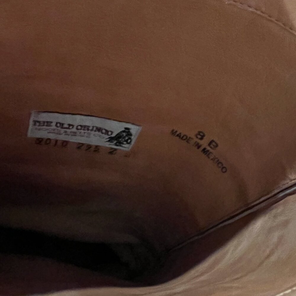Classic RARE Old Gringo Tall Harness Boot Size 8 - Picture 8 of 16